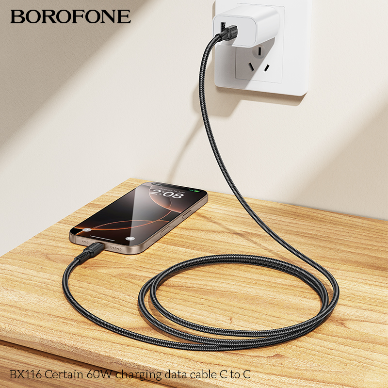 BOROFONE BX116 Certain USB-C to USB-C cable NZ 8